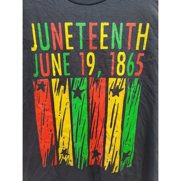 Juneteenth, June 19, 1865 XL T-Shirt (Mens). Pre-Owned in Very Good Condition - Picture 3 of 5
